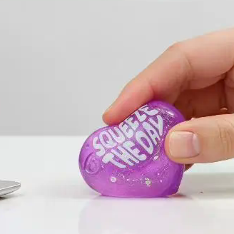 Kids Toys Quotes - Simli Kalp Şeklinde Sıkmalı Oyuncak Olumlu