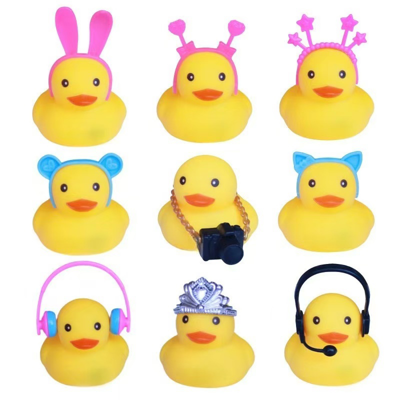 Rubber Duck Bath - 10 adet Lastik Ördek Aksesuarları Mini