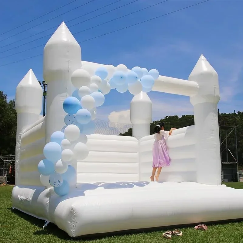 Kids Toys Rental - 3M/4M beyaz/siyah şişme kale sıçrama ev
