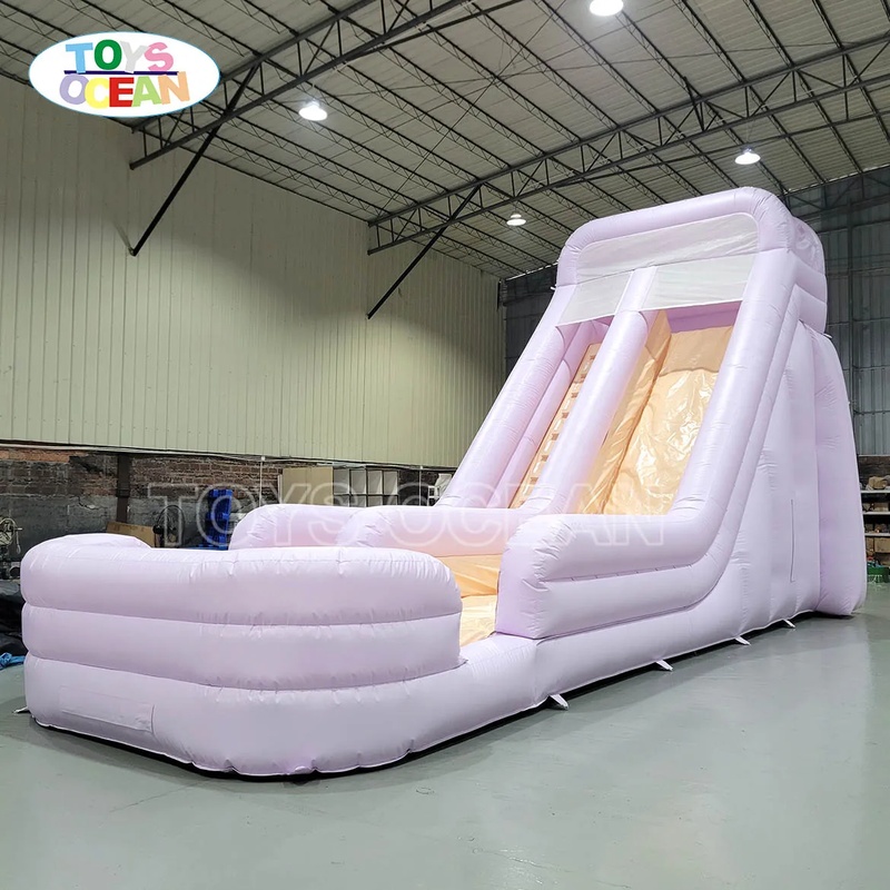 Kids Toys Rental - Büyük Beyaz PVC Şişme Su Kaydırağı