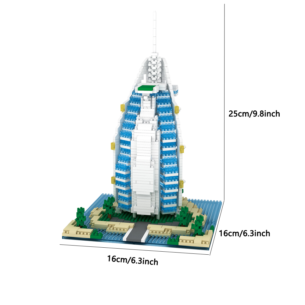 Kids Toys Dubai - Küçük Yapılı Dubai Skyline Yapı Taşı