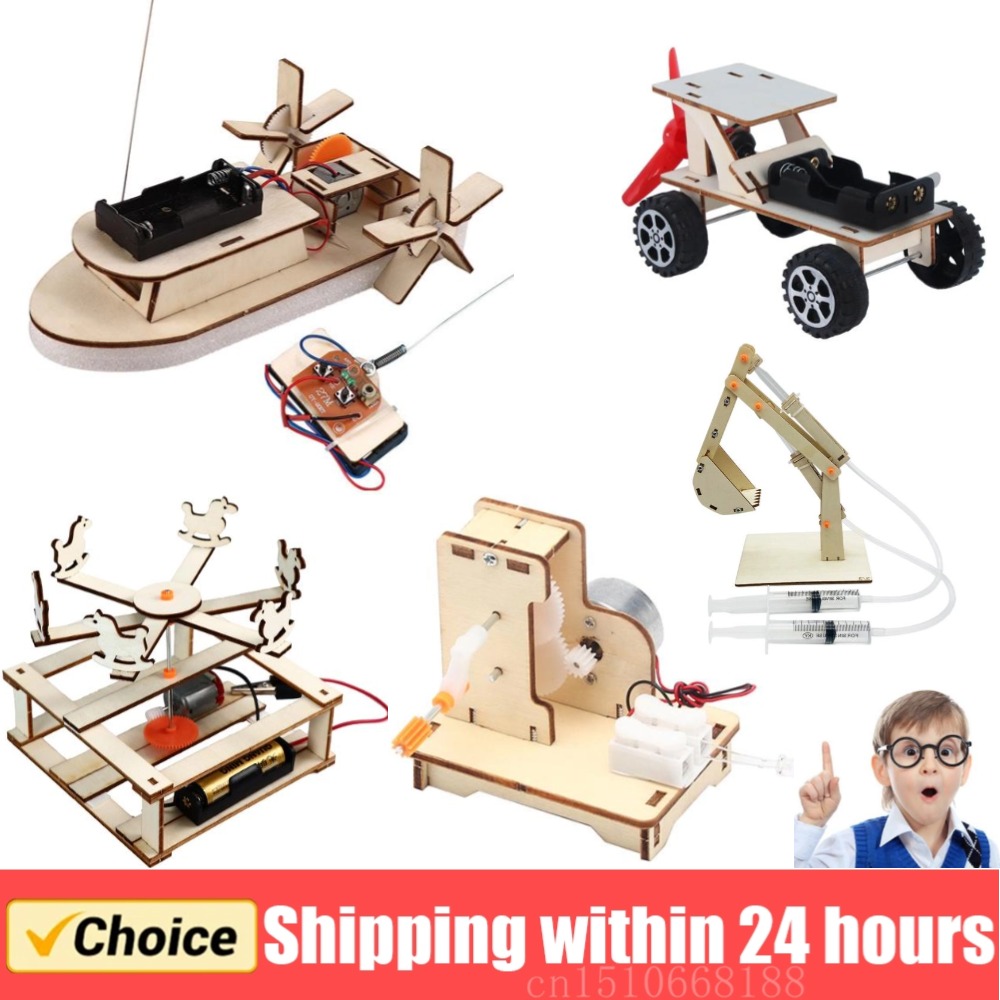 Science Experiment Kit - DIY tekne modeli bilim oyuncaklar çocuklar