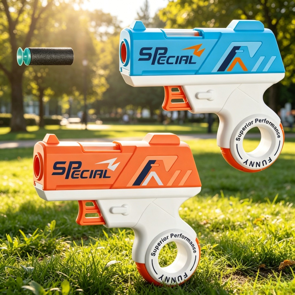Foam Dart Gun - MINI Yumuşak Mermi Oyuncak Tabanca Açık