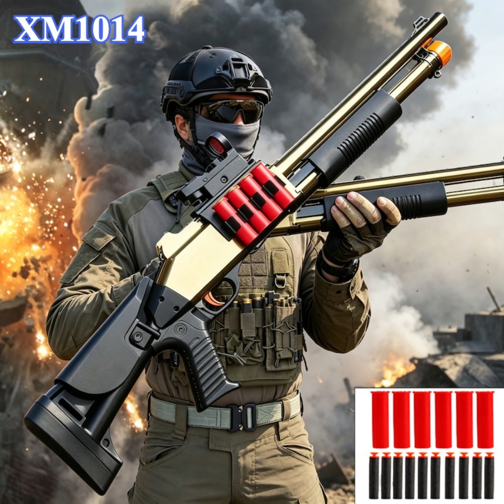 Foam Dart Gun - XM1014 S686 Tüfek Sprey Oyuncakları Mermi