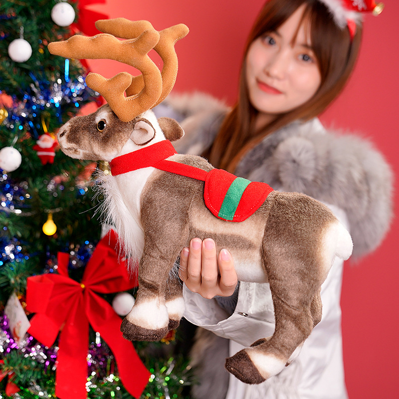 Simülasyon ren geyiği peluş oy - Best Kids Toys Xmas incelemesi ve fiyatı