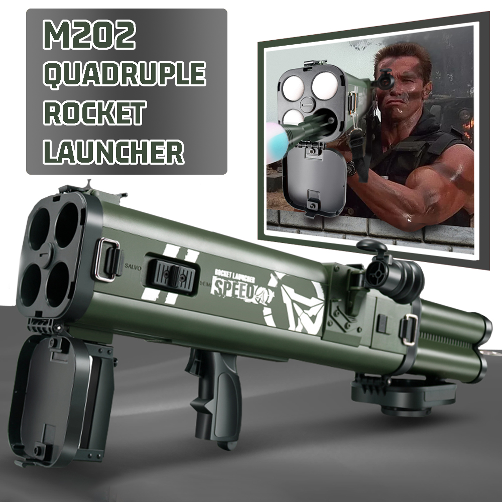 M202 Dörtlü Roketatar Köpük Da - Foam Dart Gun incelemesi ve fiyatı