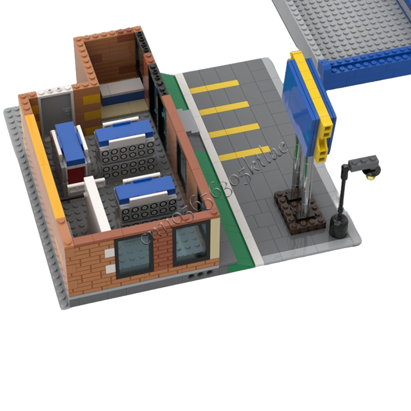 717 adet MOC şehir sokak manza - Kids Toys Rental incelemesi ve fiyatı