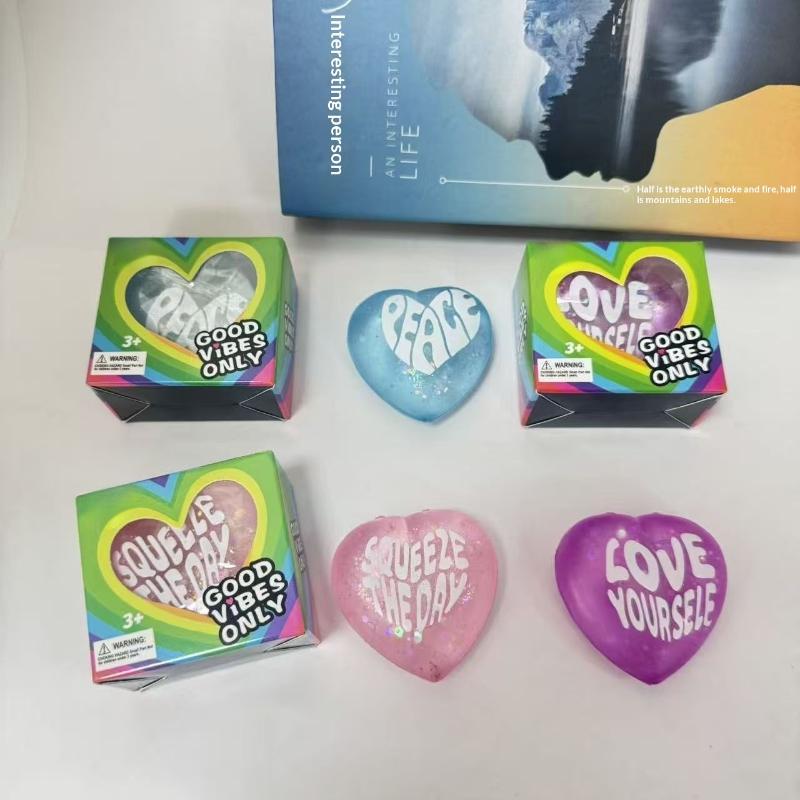 Parıltılı Kalp Şeklinde Sıkmal - Kids Toys Quotes incelemesi ve fiyatı
