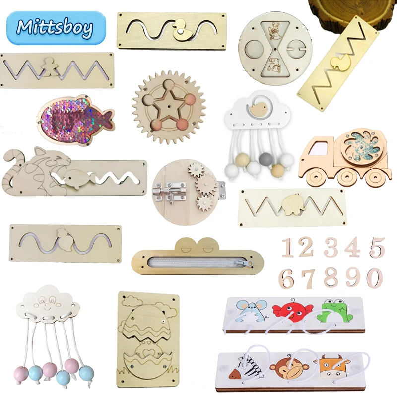 DIY Meşgul Kurulu Montessori E - Kids Zipper Toys incelemesi ve fiyatı