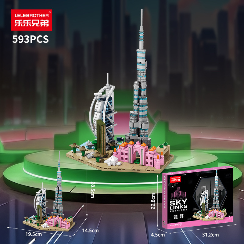 Ünlü Şehir Skyline Yapı Taşlar - Kids Toys Dubai incelemesi ve fiyatı