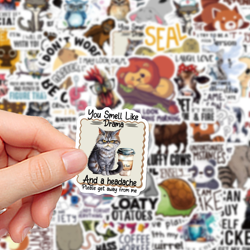 50 adet komik karikatür Graffi - Kids Toys Quotes incelemesi ve fiyatı