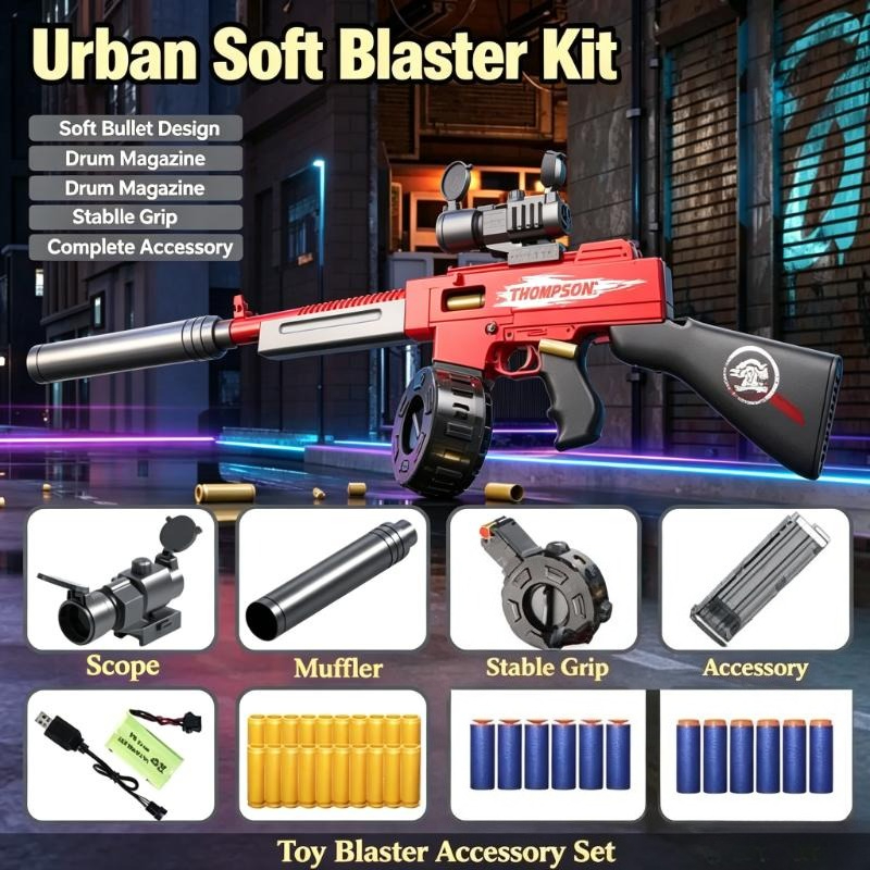 Elektrikli Mermi Fırlatan Yumu - Foam Dart Gun incelemesi ve fiyatı