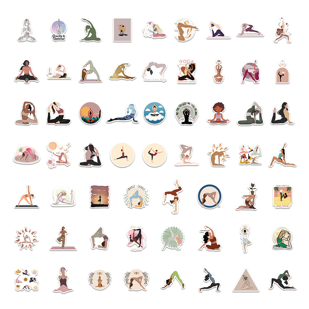 60 adet estetik Yoga çıkartmal - Kids Yoga Toys incelemesi ve fiyatı
